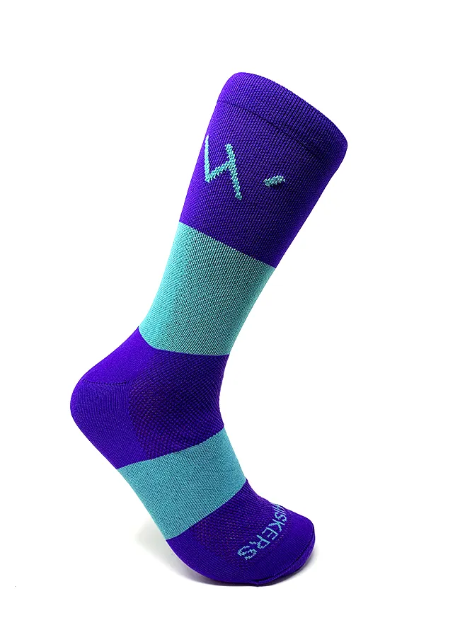 The Jacques Band - Purple/Teal sold by Whiskers Laces