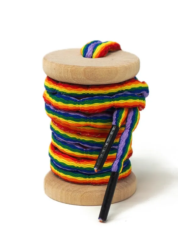 Rainbow Bubble Lace sold by Whiskers Laces