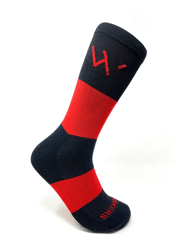 The Jacques Band - Red/Black sold by Whiskers Laces