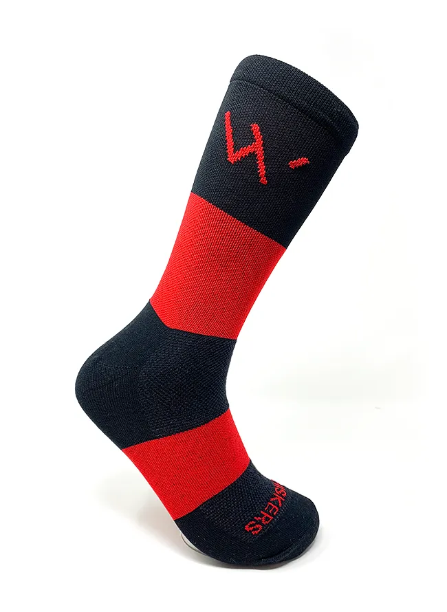 The Jacques Band - Red/Black sold by Whiskers Laces
