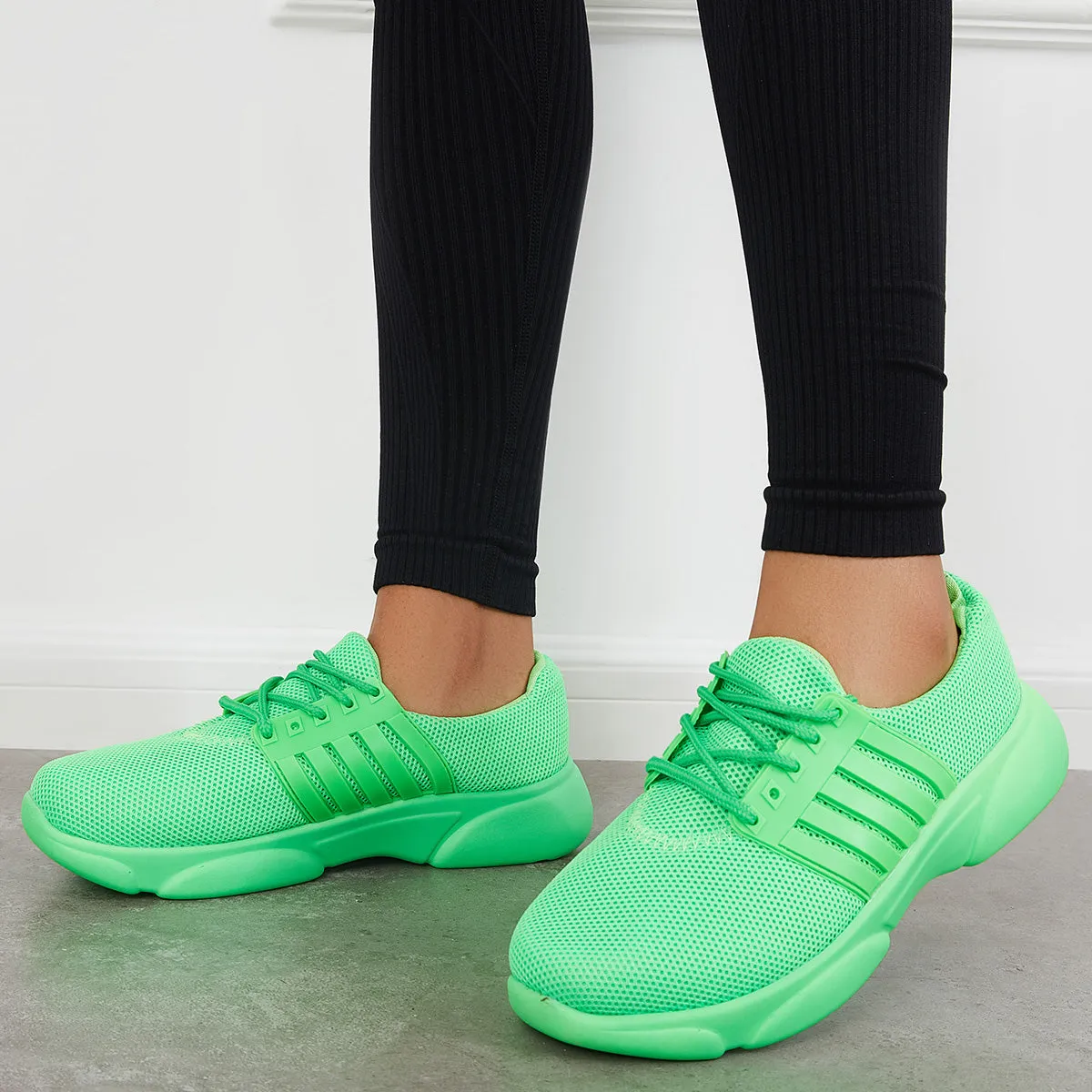 Breathable Knit Mesh Slip on Sneakers Lightweight Athletic Shoes sold by Tinstree product image thumbnail 4