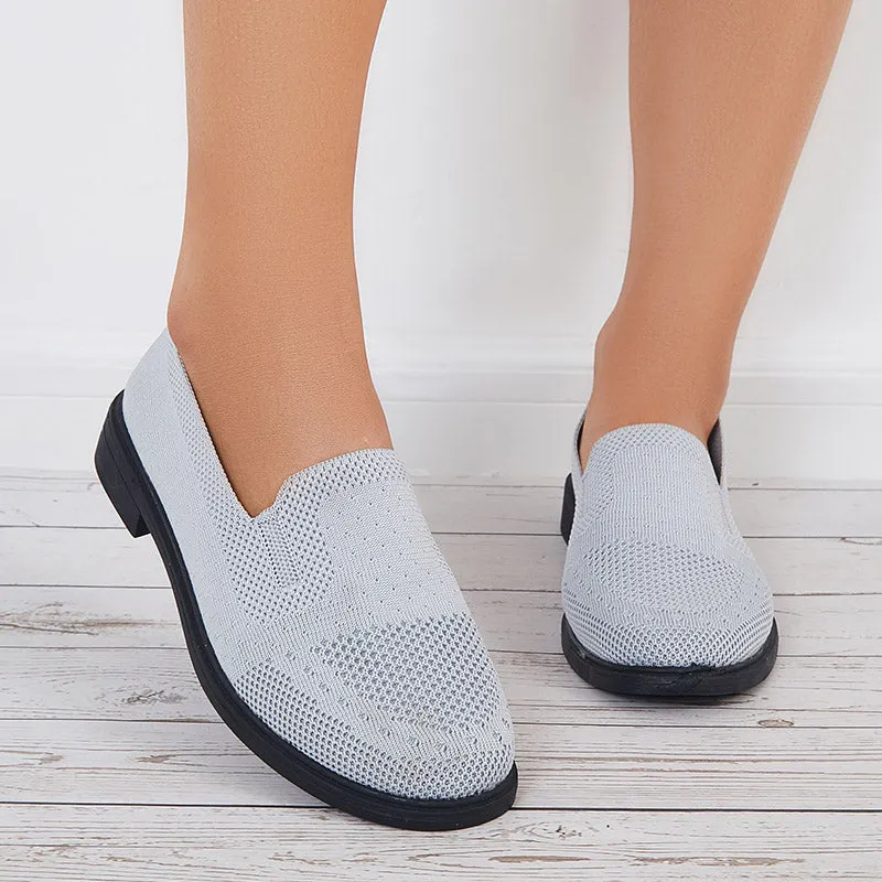 Casual Mesh Knit Loafers Slip on Comfy Walking Shoes sold by Tinstree