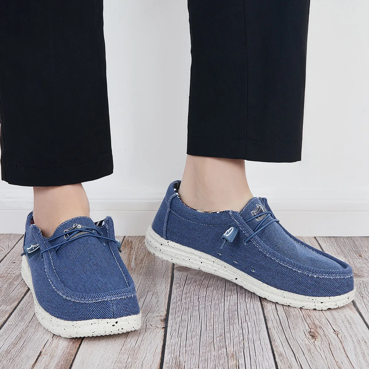 Men's and Women‘s Lightweight Slip on Walking Shoes Mesh Knit Sneakers sold by Tinstree