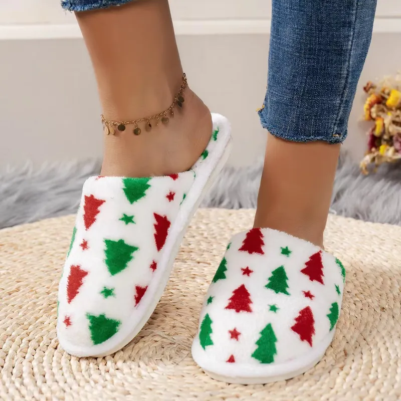 Warm Fuzzy Fur Slippers Fluffy Slide Shoes sold by Tinstree