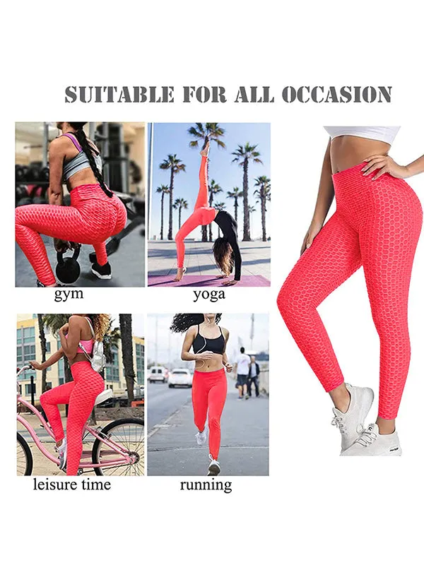 High Waist Tummy Control Leggings Running Yoga Pants sold by Tinstree product image thumbnail 5
