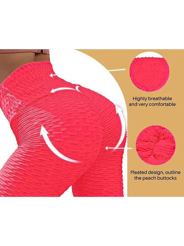 High Waist Tummy Control Leggings Running Yoga Pants sold by Tinstree product image thumbnail 4