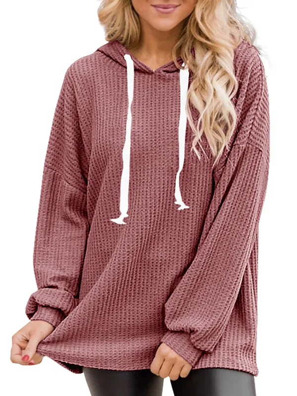 Women Tunics Tops Shirts Long Sleeve Hoodie Loose Fitting Pullover Blouses sold by Tinstree product image thumbnail 3