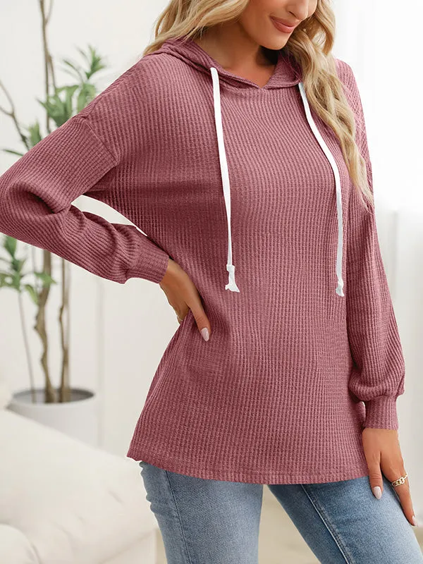 Women Tunics Tops Shirts Long Sleeve Hoodie Loose Fitting Pullover Blouses sold by Tinstree