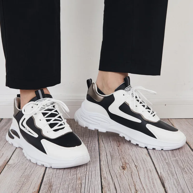 Men's Platform Chunky Sneakers Lace Up Running Shoes sold by Tinstree