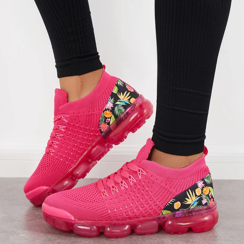 Althetic Breathable Woven Sneakers Air Cushion Sport Shoes sold by Tinstree