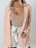 Women Lightweight Casual Open Front Blazer Suit Pockets Work Cardigan Jacket sold by Tinstree