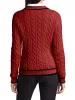 Women V Neck Sweater Long Sleeve Cable Knit Pullover Jumper Tops sold by Tinstree
