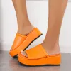 Slip on Platform Wedges Open Toe Slide Sandals sold by Tinstree