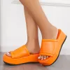 Slip on Platform Wedges Open Toe Slide Sandals sold by Tinstree