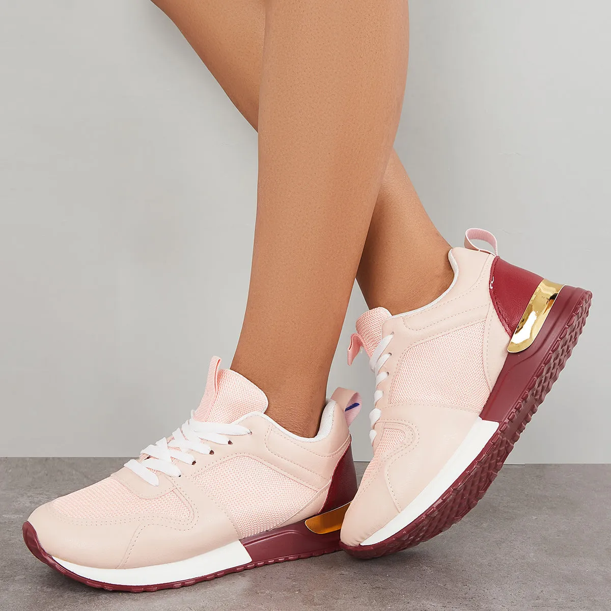 Casual Lace Up Sneakers Arch Support Walking Shoes sold by Tinstree product image thumbnail 3