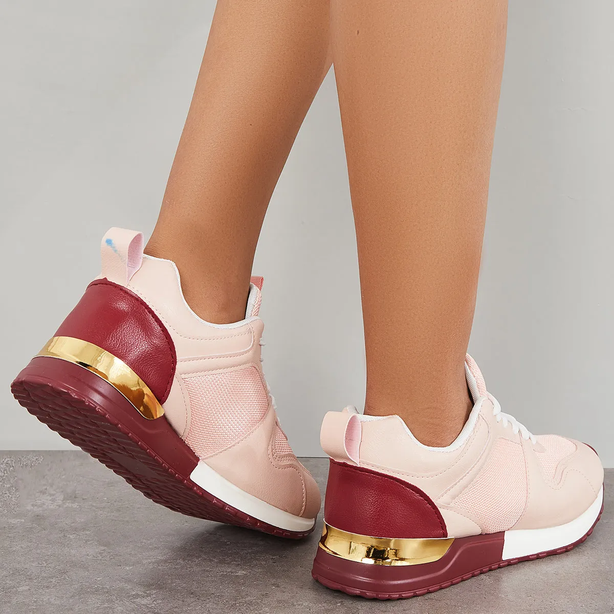 Casual Lace Up Sneakers Arch Support Walking Shoes sold by Tinstree product image thumbnail 4