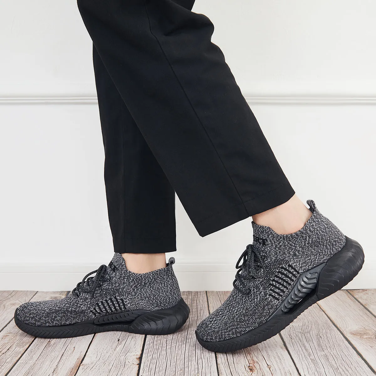 Unisex Breathable Sneakers Low Top Knit Walking Running Shoes sold by Tinstree product image thumbnail 2