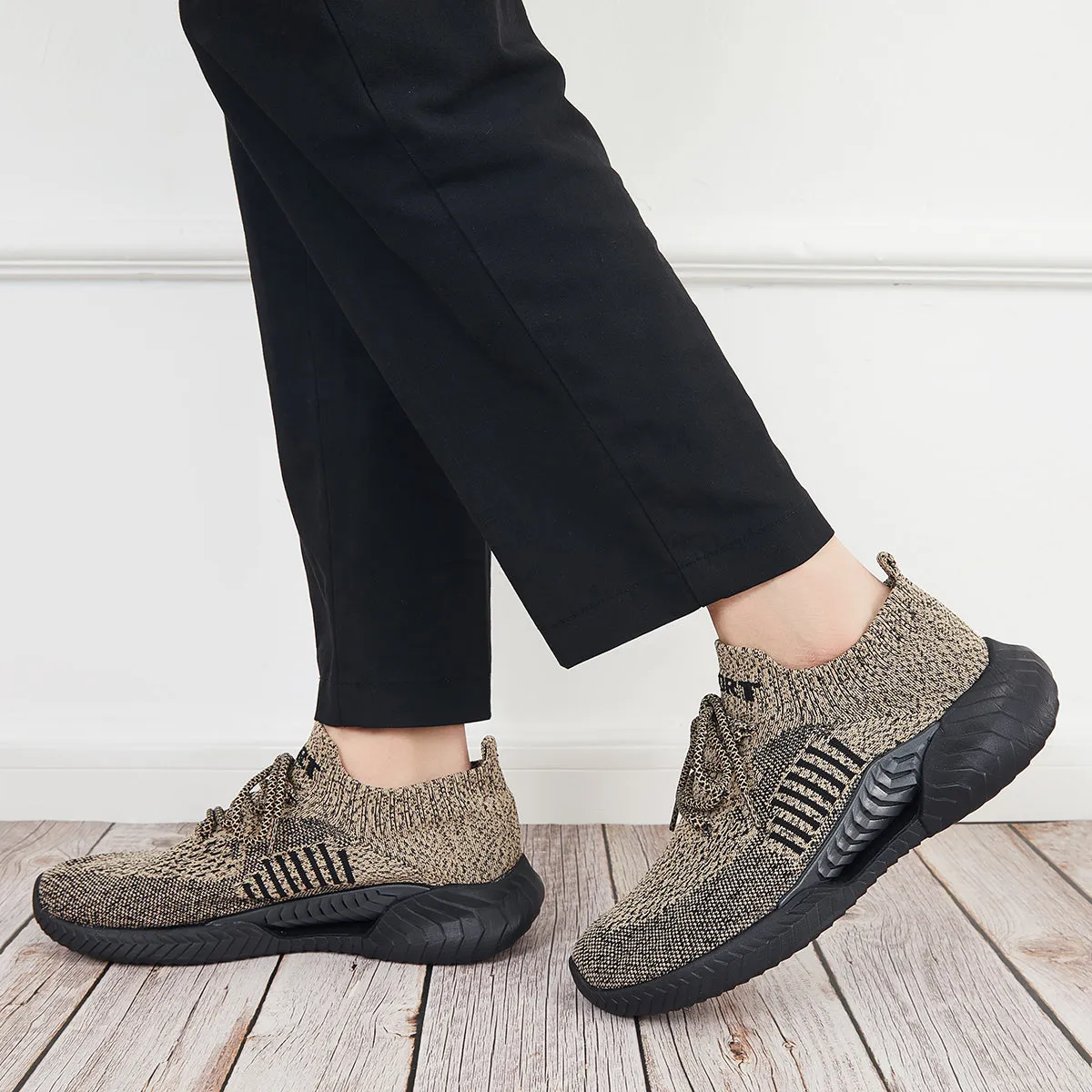 Unisex Breathable Sneakers Low Top Knit Walking Running Shoes sold by Tinstree product image thumbnail 5