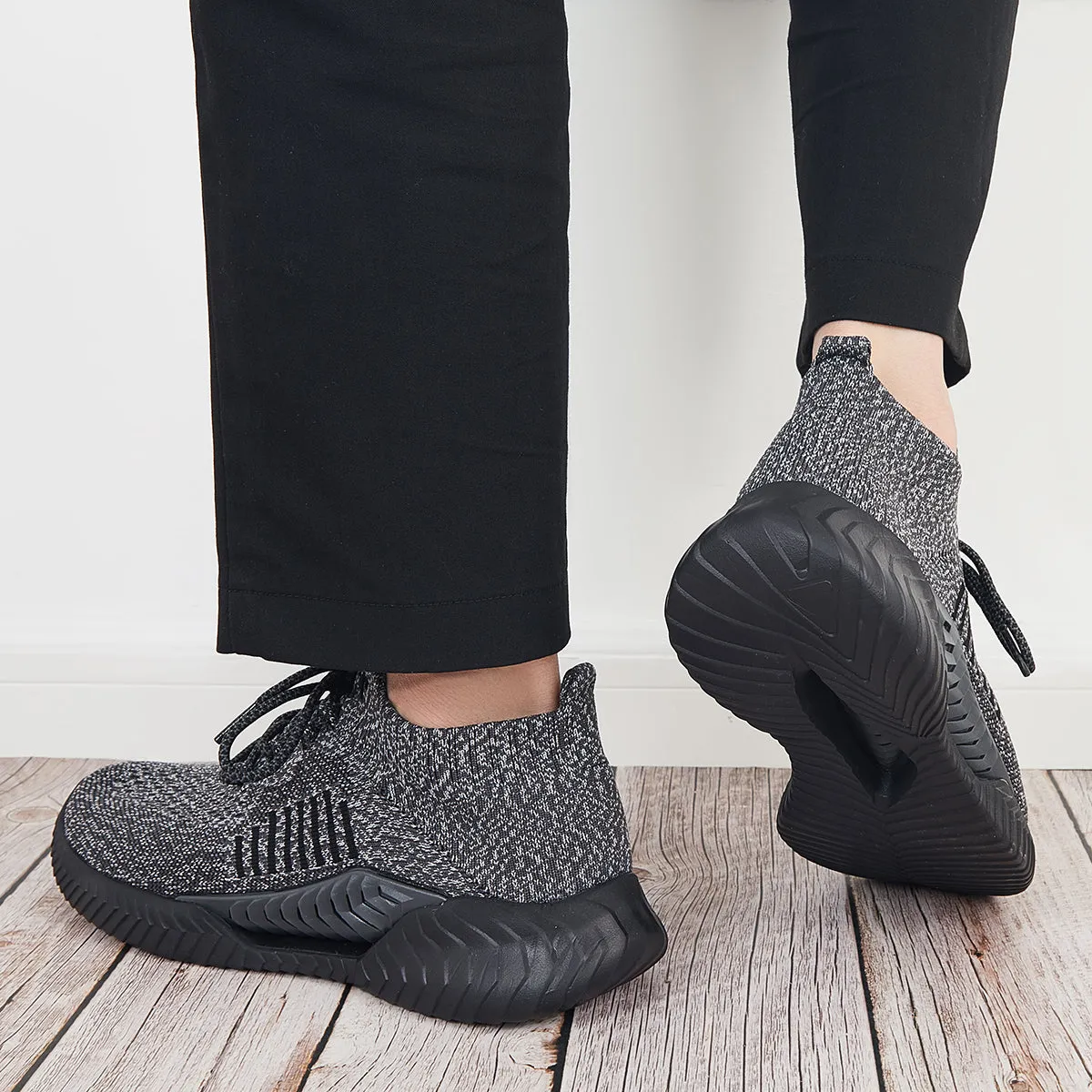 Unisex Breathable Sneakers Low Top Knit Walking Running Shoes sold by Tinstree product image thumbnail 3