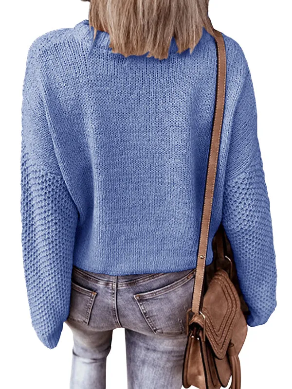 Women Sweaters Casual Long Sleeve Crewneck Pullover Knit Sweater Tops sold by Tinstree product image thumbnail 2