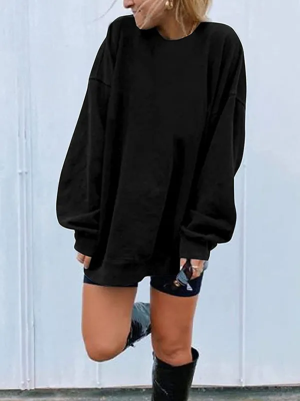 Women's Oversized Sweatshirts Long Sleeve Crew Neck Pullover Casual Tops sold by Tinstree