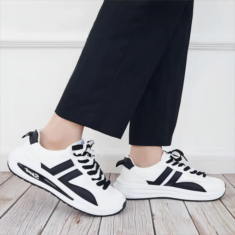 Unisex Casual Lightweight Sneakers Lace Up Sport Shoes sold by Tinstree