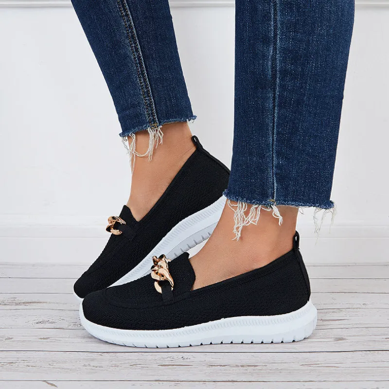 Breathable Platform Heel Loafer Sneaker Tennis Walking Shoes sold by Tinstree