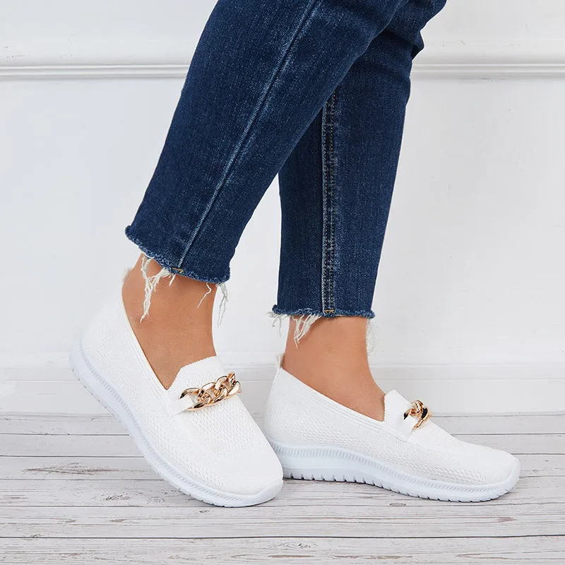 Breathable Platform Heel Loafer Sneaker Tennis Walking Shoes sold by Tinstree product image thumbnail 5