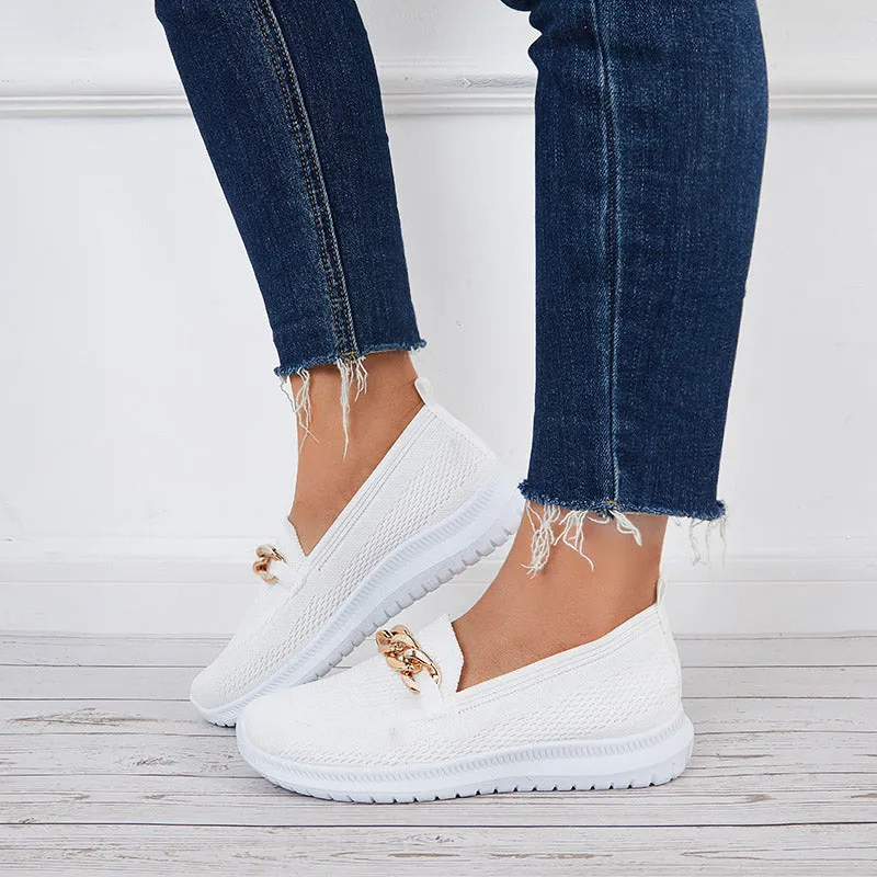 Breathable Platform Heel Loafer Sneaker Tennis Walking Shoes sold by Tinstree product image thumbnail 4