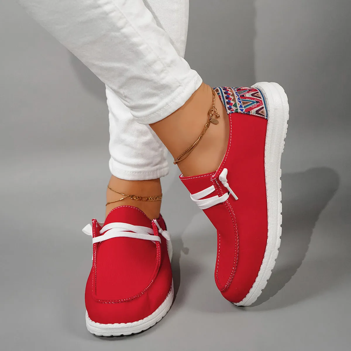 Lightweight Slip on Walking Shoes Flat Sneakers sold by Tinstree