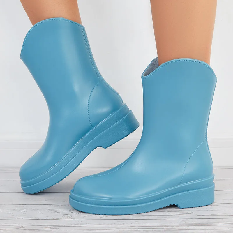 Mid Calf Rain Boots Waterproof Garden Outdoor Work Shoes sold by Tinstree