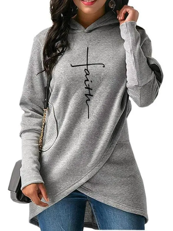 Women Crewneck Hoodies Sweatshirts Long Sleeve Slim Tops Loose Pullovers sold by Tinstree product image thumbnail 5