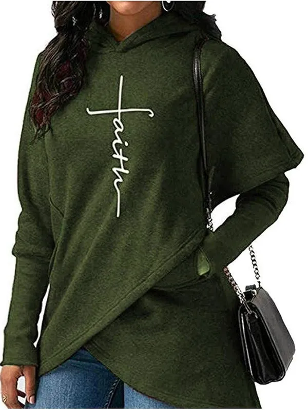 Women Crewneck Hoodies Sweatshirts Long Sleeve Slim Tops Loose Pullovers sold by Tinstree product image thumbnail 3