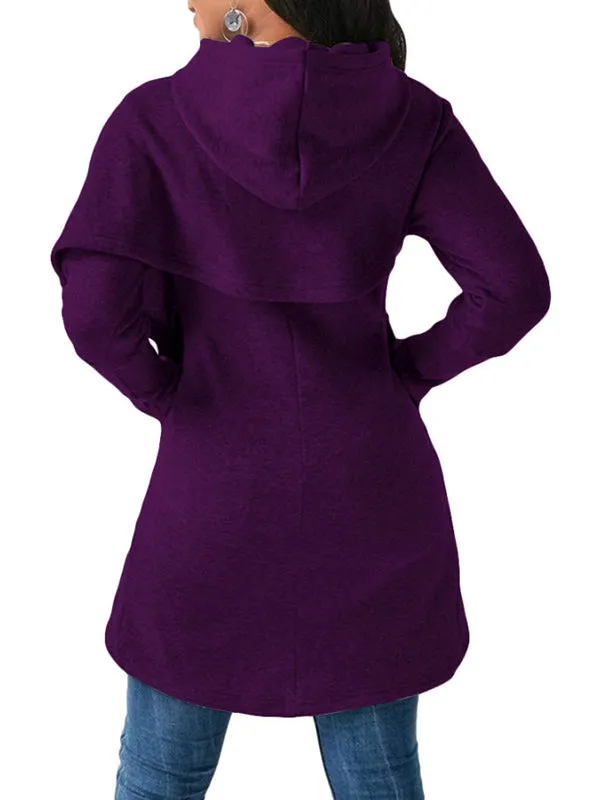 Women Crewneck Hoodies Sweatshirts Long Sleeve Slim Tops Loose Pullovers sold by Tinstree product image thumbnail 2