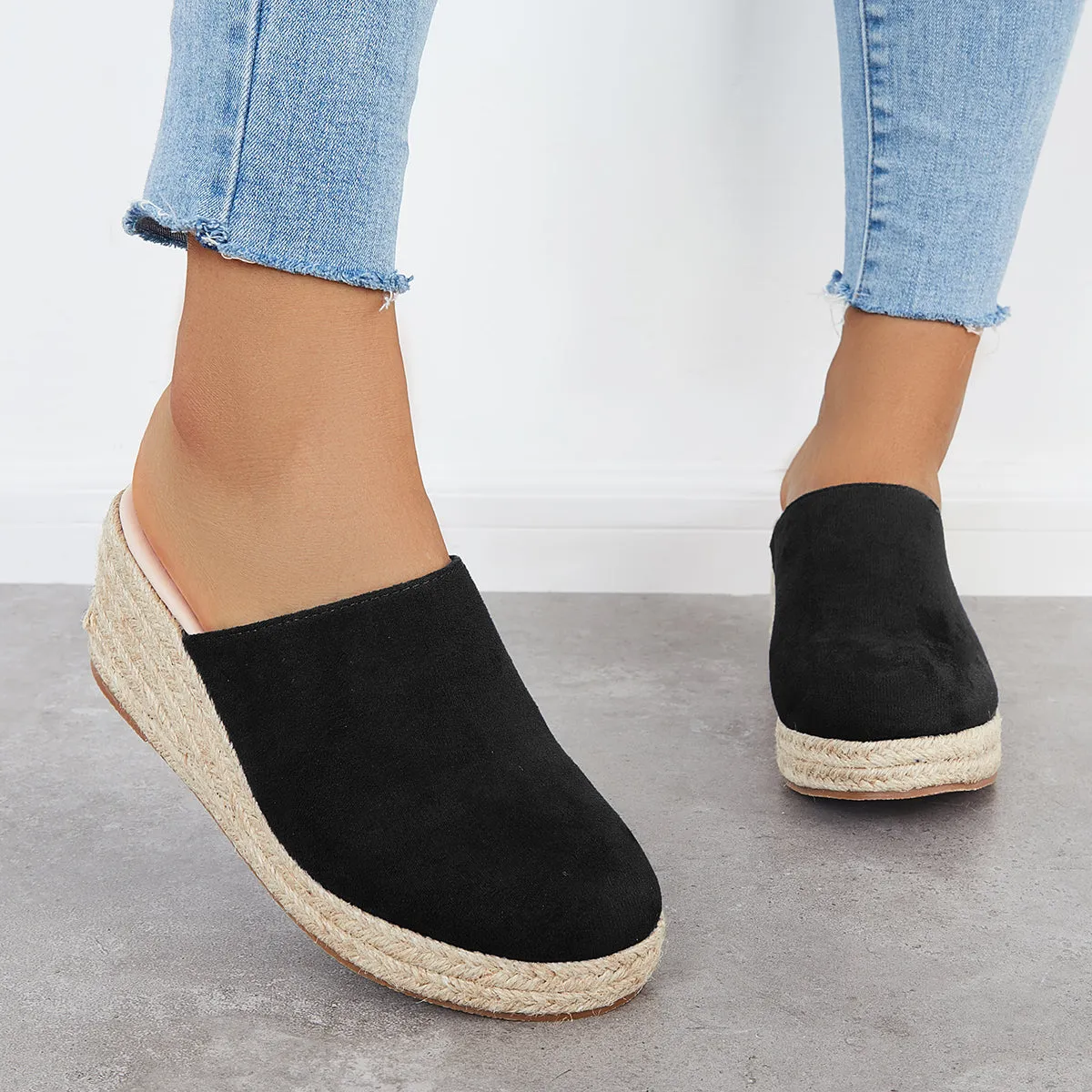 Women Slip-On Mule Clogs Comfy Wedge Sandals sold by Tinstree product image thumbnail 4