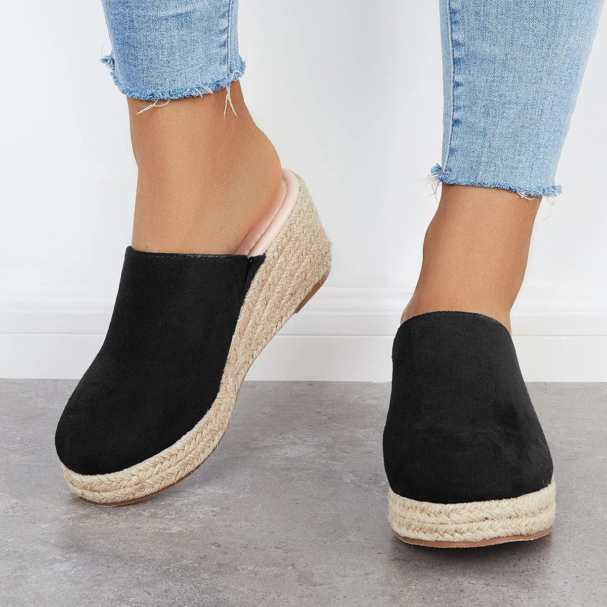 Women Slip-On Mule Clogs Comfy Wedge Sandals sold by Tinstree product image thumbnail 3