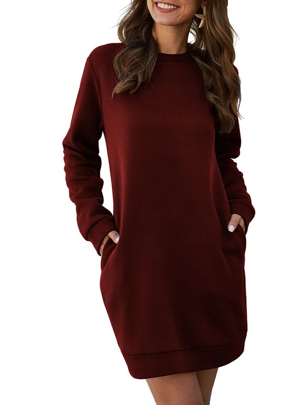 Womens Long Sleeve Sweatshirt Casual Pullover Tops Loose Fit Crewneck Sweatshirts sold by Tinstree product image thumbnail 2