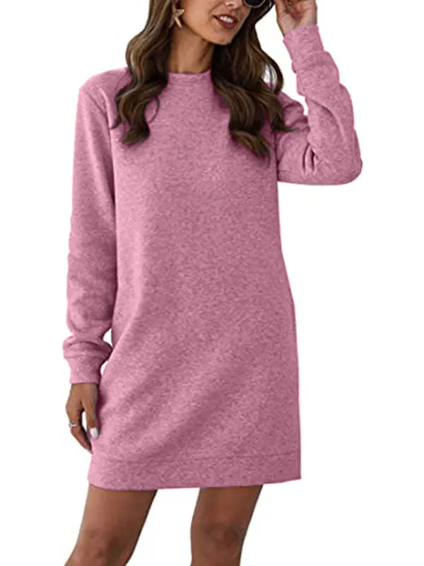 Womens Long Sleeve Sweatshirt Casual Pullover Tops Loose Fit Crewneck Sweatshirts sold by Tinstree product image thumbnail 5