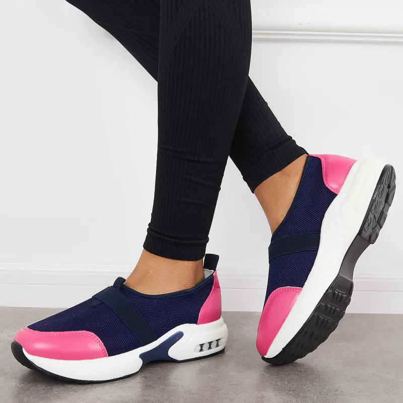 Casual Slip on Air Cushion Sneakers Low Top Loafers sold by Tinstree
