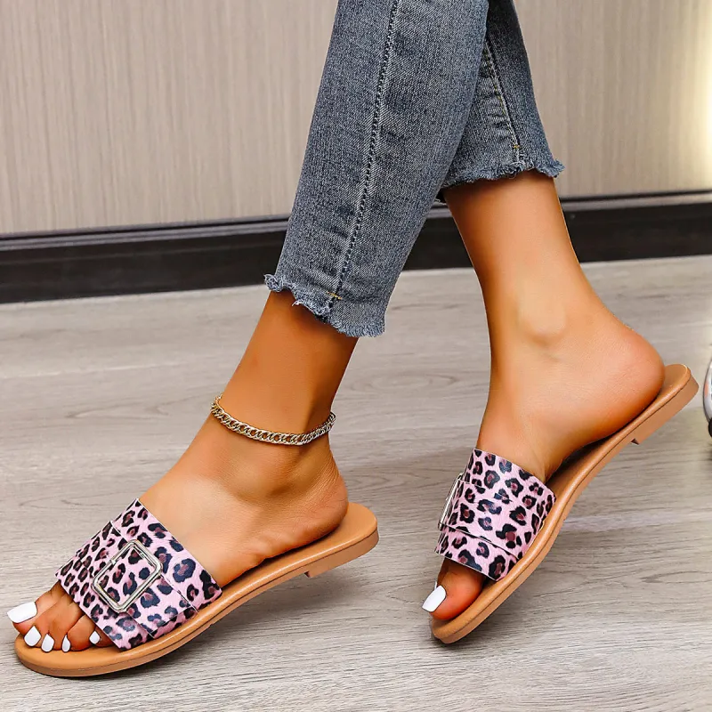 Casual Flat Slippers Slip on Sandals sold by Tinstree