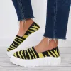 Breathable Platform Sneakers Knit Low Top Loafer Walking Shoes sold by Tinstree
