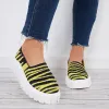 Breathable Platform Sneakers Knit Low Top Loafer Walking Shoes sold by Tinstree