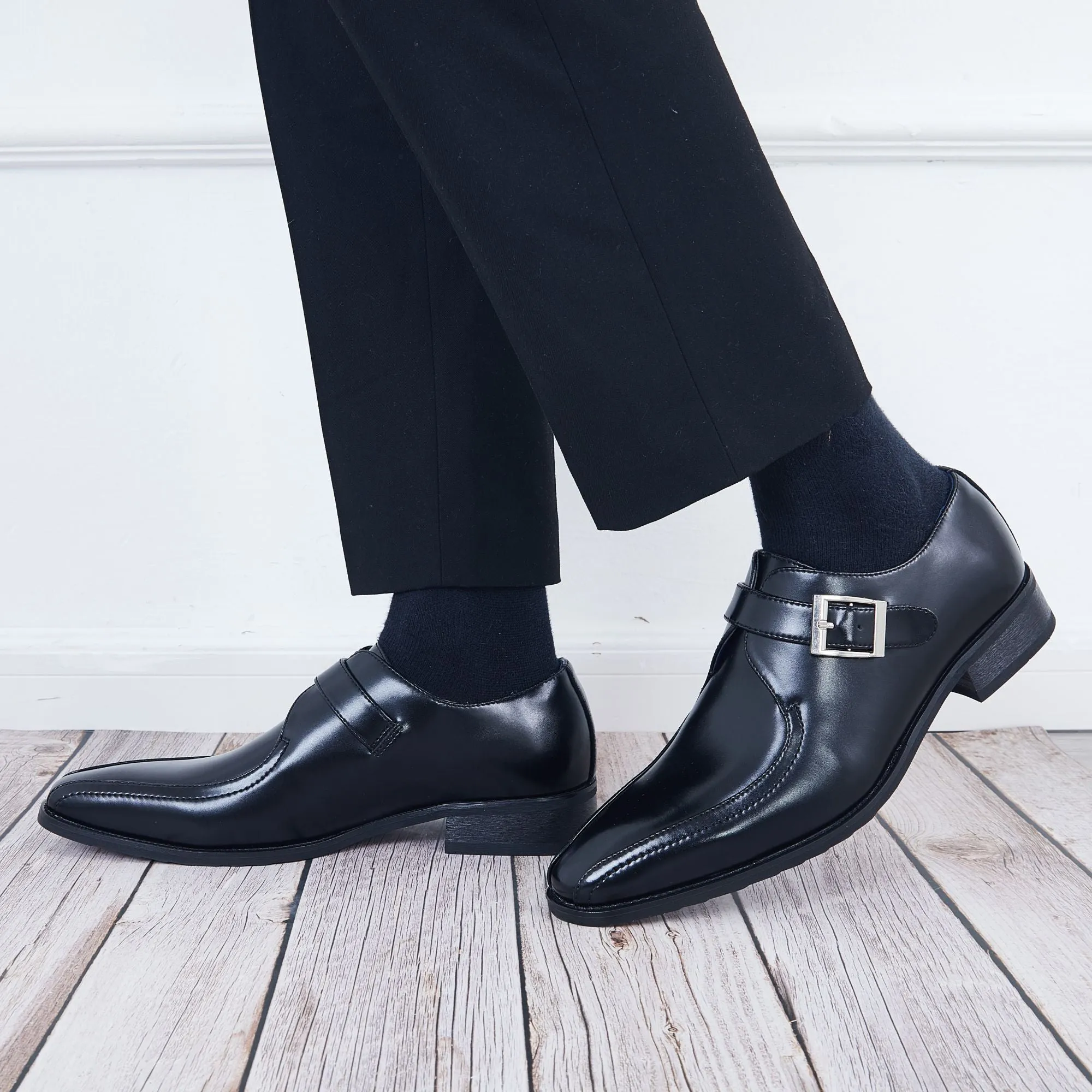 Men's and Women's Oxfords Buckle Strap Formal Shoes Leather Lined Dress Shoes sold by Tinstree product image thumbnail 5