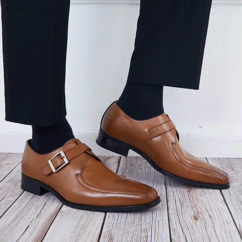 Men's and Women's Oxfords Buckle Strap Formal Shoes Leather Lined Dress Shoes sold by Tinstree