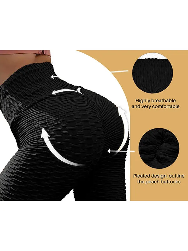 High Waist Tummy Control Workout Running Yoga Pants sold by Tinstree product image thumbnail 3