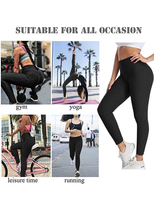 High Waist Tummy Control Workout Running Yoga Pants sold by Tinstree product image thumbnail 4