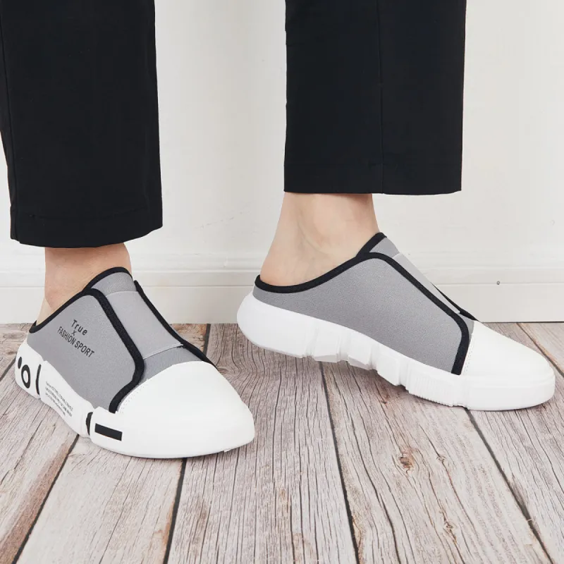 Unisex Casual Canvas Mule Sneakers Half Drag Walking Shoes sold by Tinstree