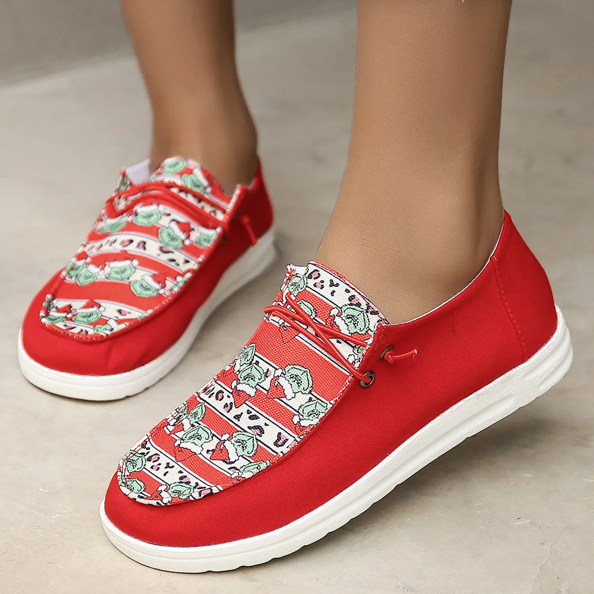 Lightweight Slip on Walking Shoes Flat Knit Sneakers sold by Tinstree product image thumbnail 2
