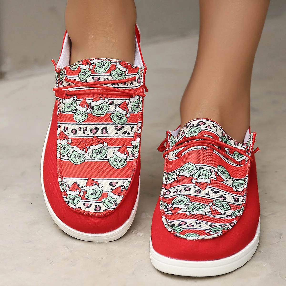 Lightweight Slip on Walking Shoes Flat Knit Sneakers sold by Tinstree product image thumbnail 3