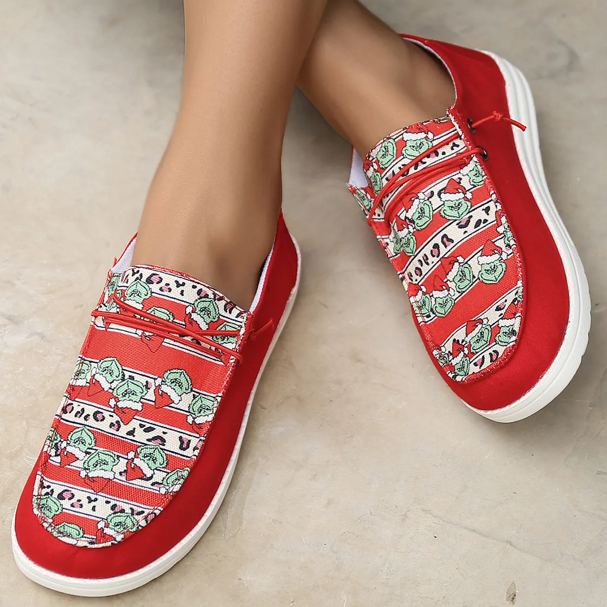 Lightweight Slip on Walking Shoes Flat Knit Sneakers sold by Tinstree product image thumbnail 4